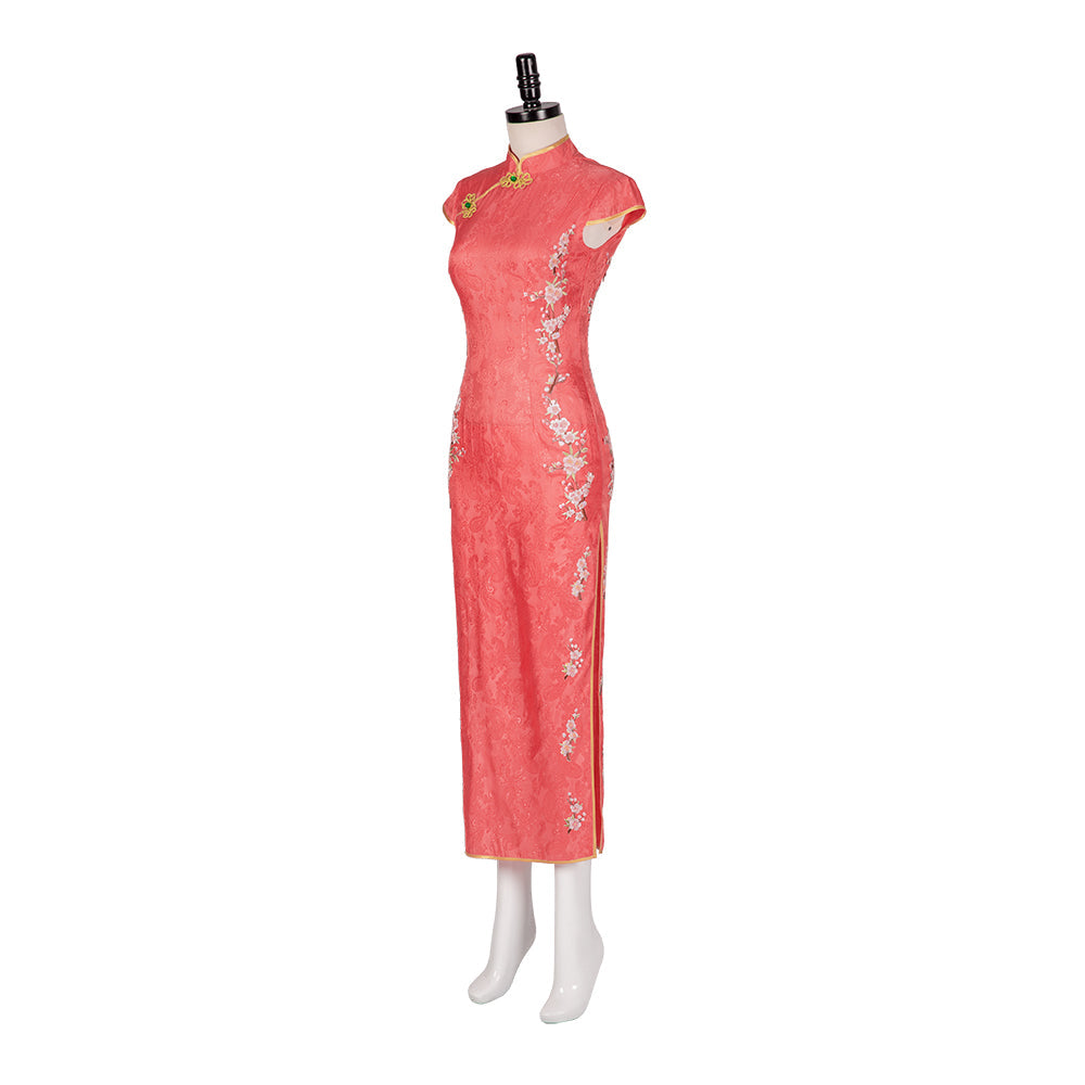 Elegante disfraz de cheongsam para Halloween: vestido tradicional inspirado en el amor eterno