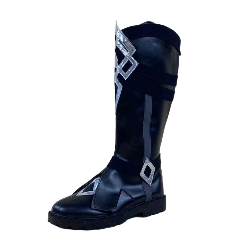 1576 Genshin Impact Capitano, the 1st of the Fatui Harbingers Cosplay Shoes for Anime Conventions - Halloweez