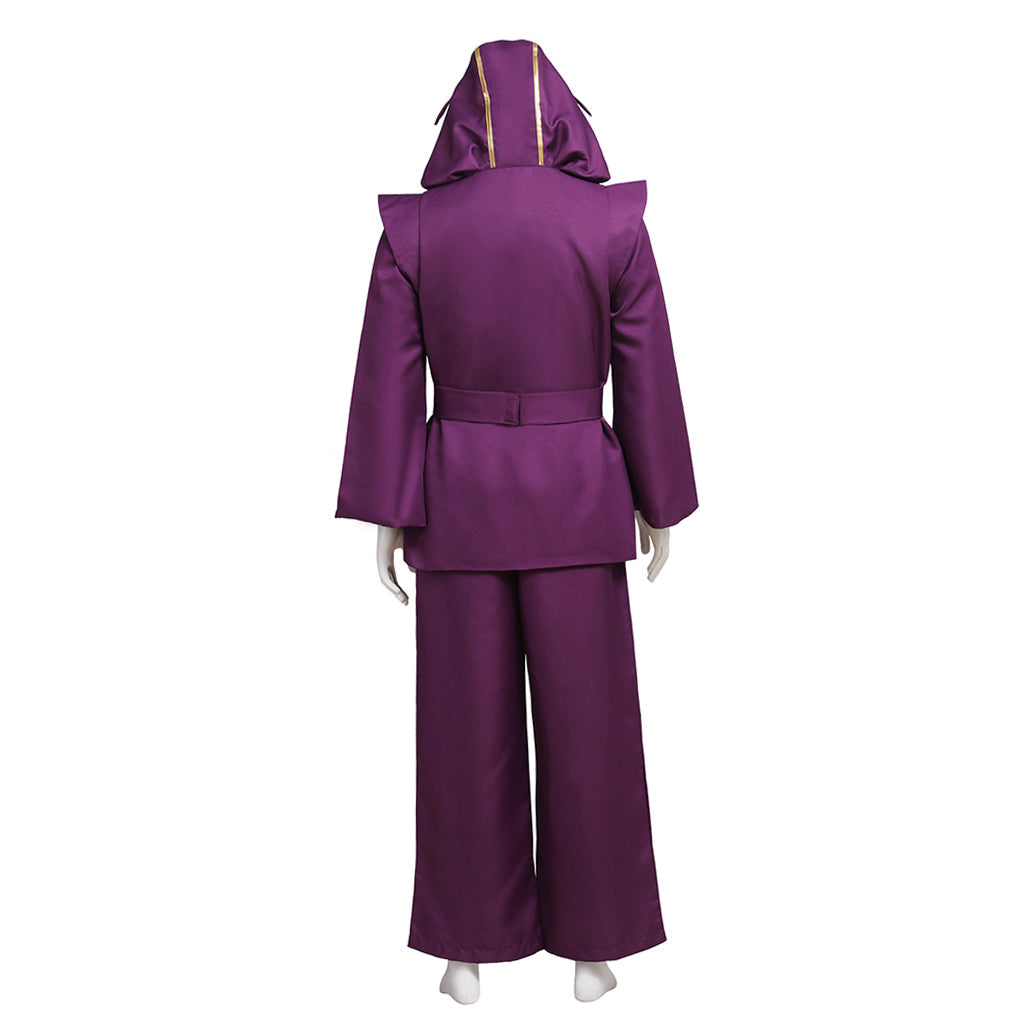 Halloweez Kennen Cosplay Outfit - Purple Battle Uniform with Hat - Halloweez