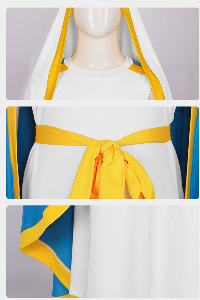 European Retro Long Robe Cloak Cosplay Medieval Hooded Cape Monk Missionary Stage Costume - Halloweez
