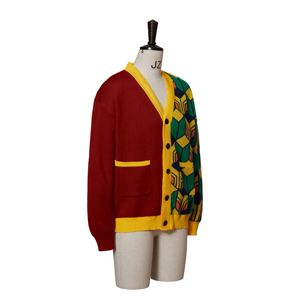 Kamado Tanjirou Cosplay Sweater: Unisex V-Neck Cardigan