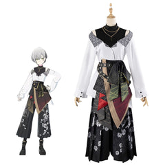Project Sekai Hinomori Shiho Cosplay Costume Anime Pleated Skirt Pants Set for Women - Halloweez