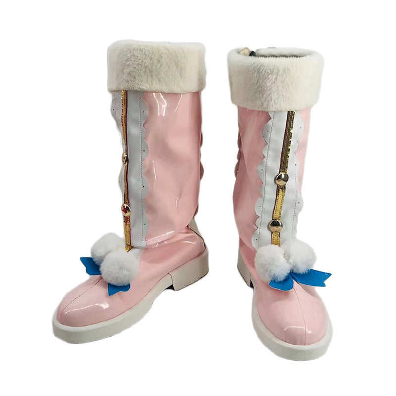 Hyperdimension Neptunia Rom and Ram Cosplay Shoes for Anime Conventions - Halloweez