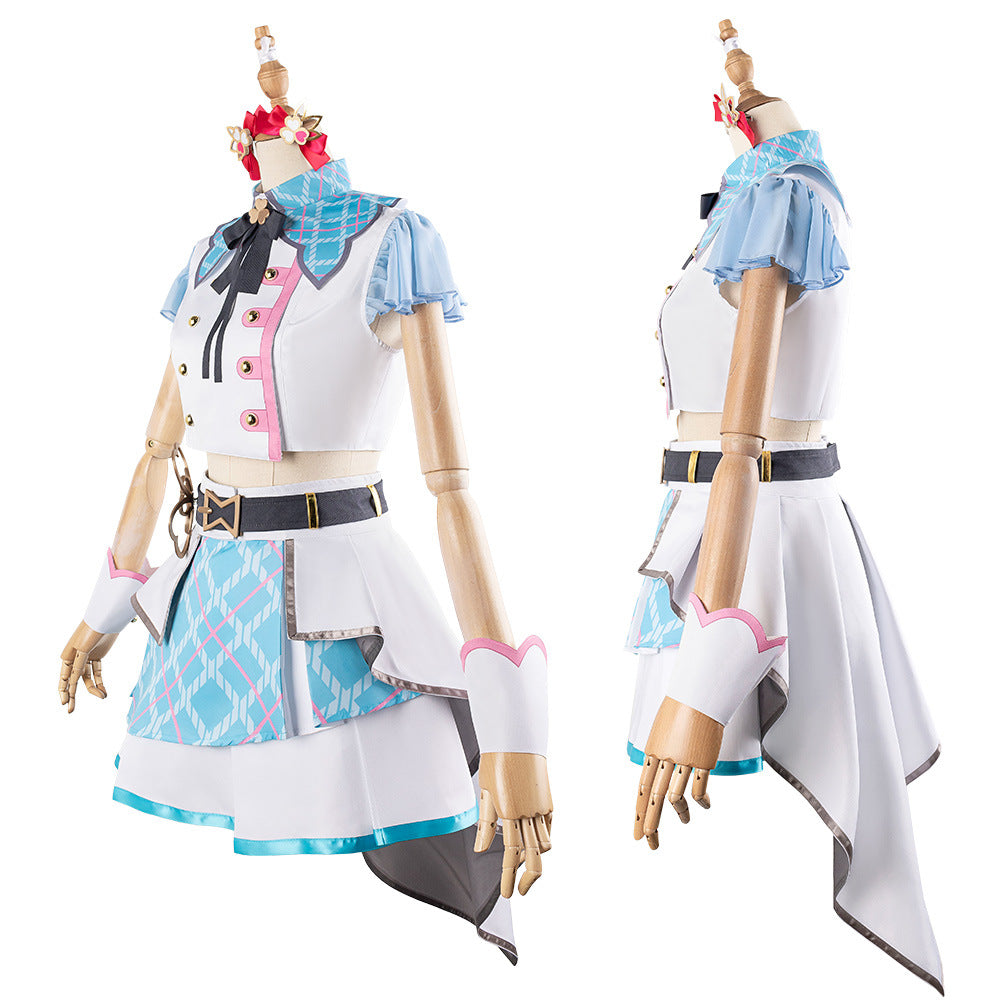 Project Sekai Moremore Jump Momoi Airi Cosplay Costume Anime Dress Set - Halloweez