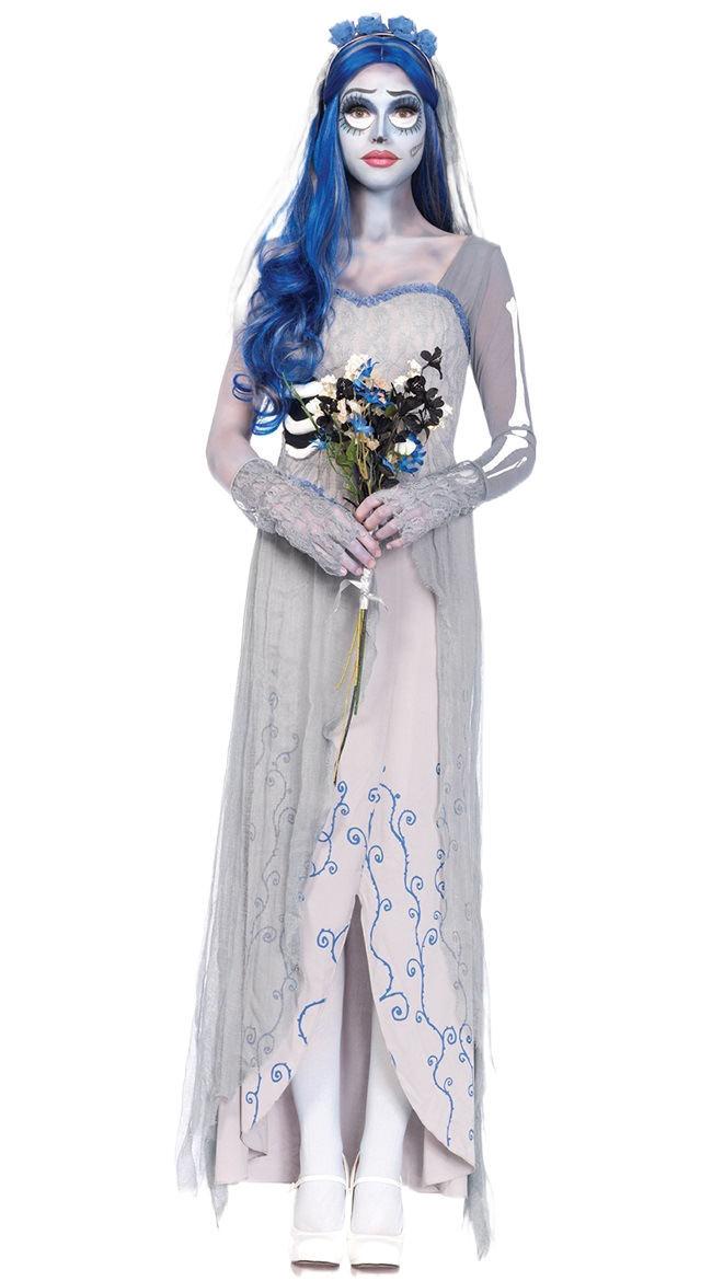 New Halloween Costume – Horror Ghost Bride Dress, Zombie Outfit for Cosplay, Themed Parties & Performances - Halloweez