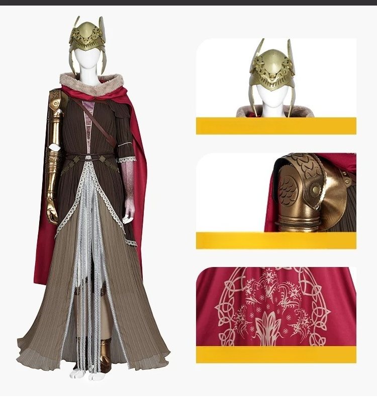 Elden Ring Malenia Cosplay Full Set, Malenia Blade of Miquella Women Game Costume for Halloween Party - Halloweez