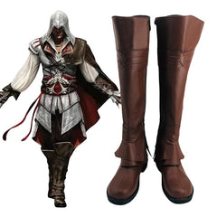 Assassin's Creed Ezio Auditore Cosplay Shoes for Game Conventions and Anime Events - Halloweez