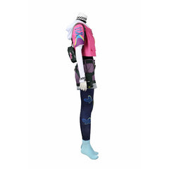 Halloweez Clove Cosplay Outfit - Pink Coat, Shirt, Pants for Women's Game Suit