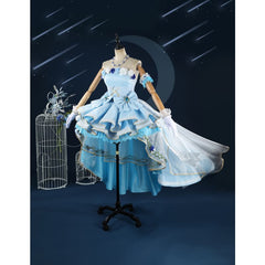 LoveLive! Aqours Watanabe You Starry Wedding Bride Cosplay Full Dress