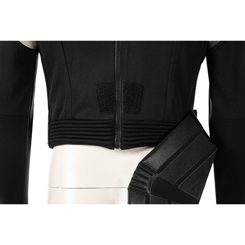 Halloweez Black Noir Cosplay Jumpsuit - The Ultimate Halloween Superhero Costume for Adults