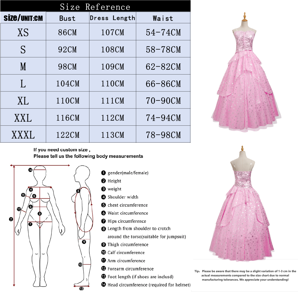 Wicked Glinda & Elphaba Cosplay Costume – Premium Wicked the Musical Outfits for Halloween - Halloweez
