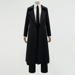 Chainsaw Man Makima Black Trench Coat Cosplay Costume