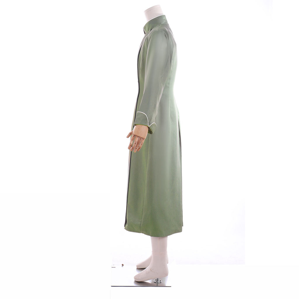 Authentic Medieval Priest Robe - Long Sleeve Vintage Stand Collar Costume by Halloweez