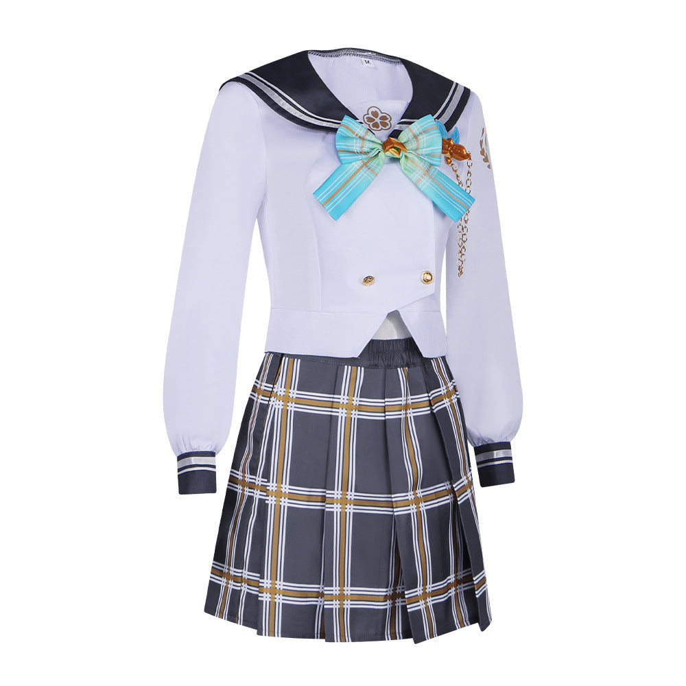 Honkai: Star Rail Firefly Cosplay Costume - Complete Set for Anime Conventions and Roleplay, High-Quality JK School Uniform Outfit