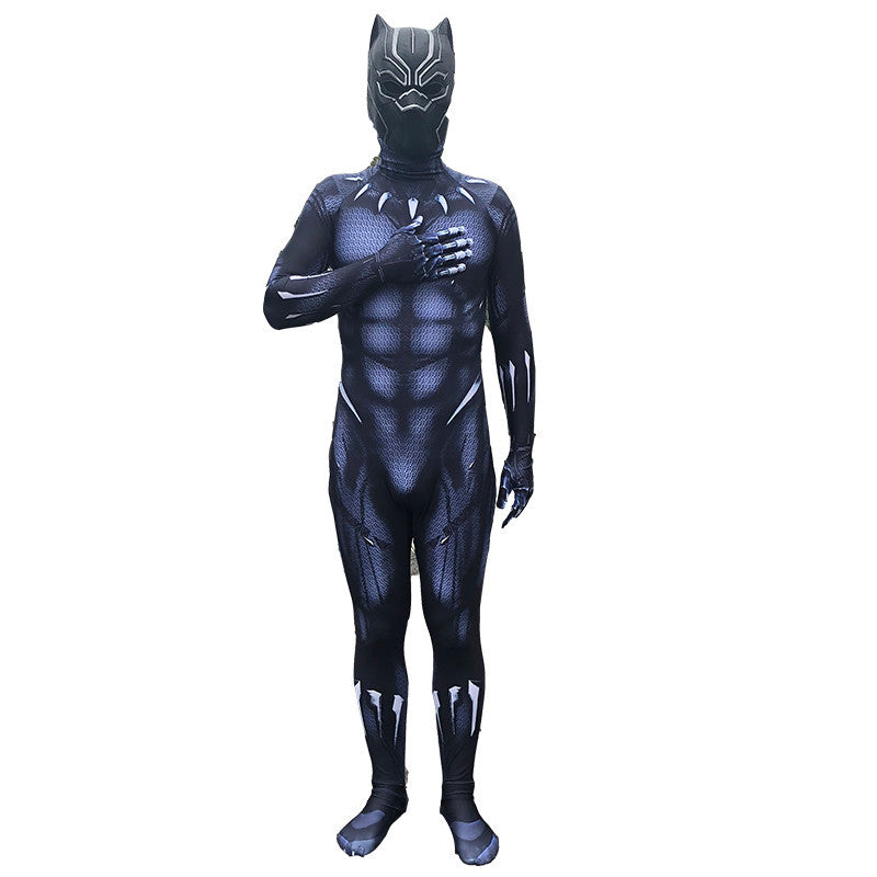Black Panther Children's Cosplay Costume for Halloween and Christmas - Halloweez
