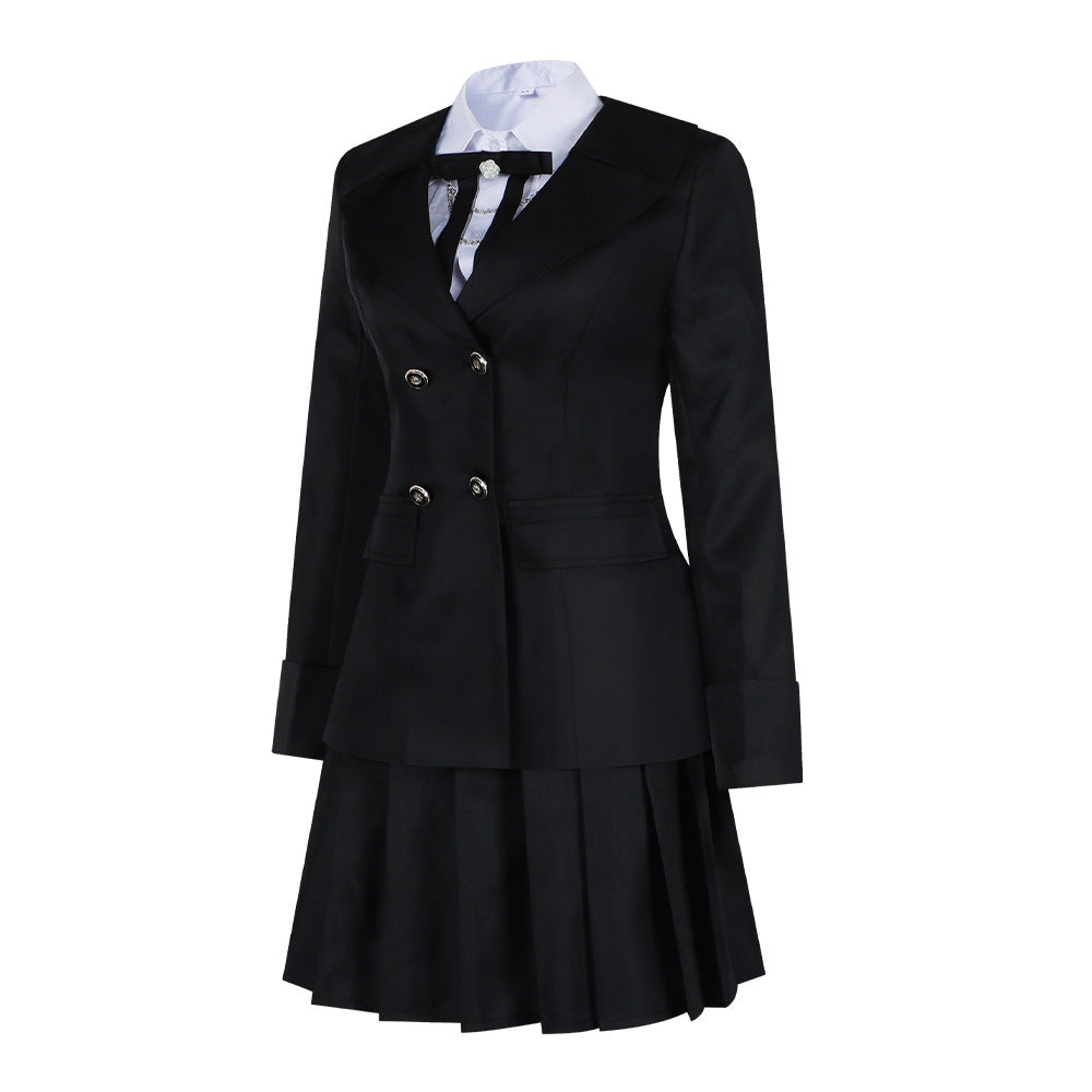 Love and Deep Space Female Protagonist Cosplay Costume - Black Suit Moon Glow Set - Halloweez