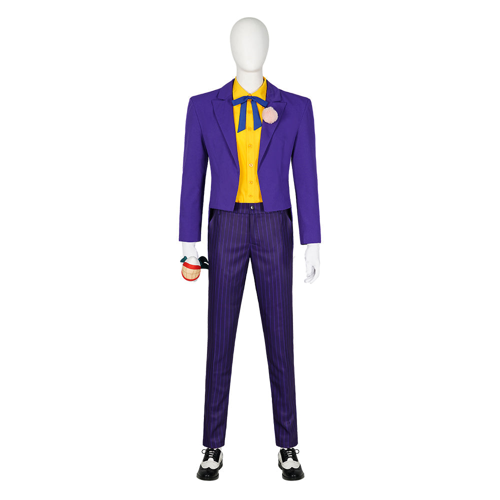 Halloweez Batman Animated Joker Costume Set for Men - Ultimate Cosplay Outfit