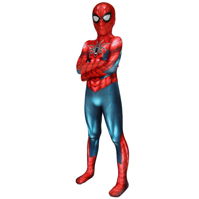 Halloweez Spider-Man PS4 Armour MK IV Cosplay Costume Jumpsuit for Kids - Perfect Child Gift