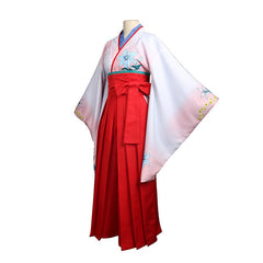 Kakegurui Nishinotouin Yuriko Cosplay Costume - Ancient Style Kimono Anime Outfit - Halloweez