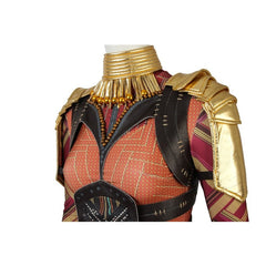 Halloweez Okoye Cosplay Costume for Women - Wakanda Inspired Halloween Carnival Attire