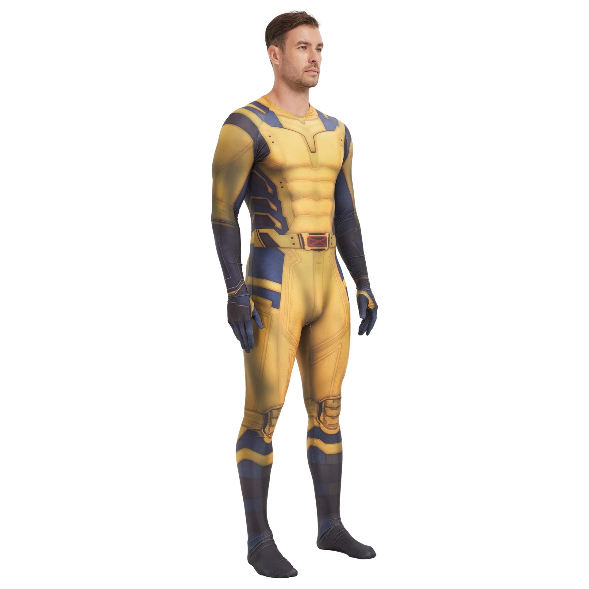 Deadpool and Wolverine Cosplay Costume Anime Tight Suit for Deadpool 3 Movie - Halloweez