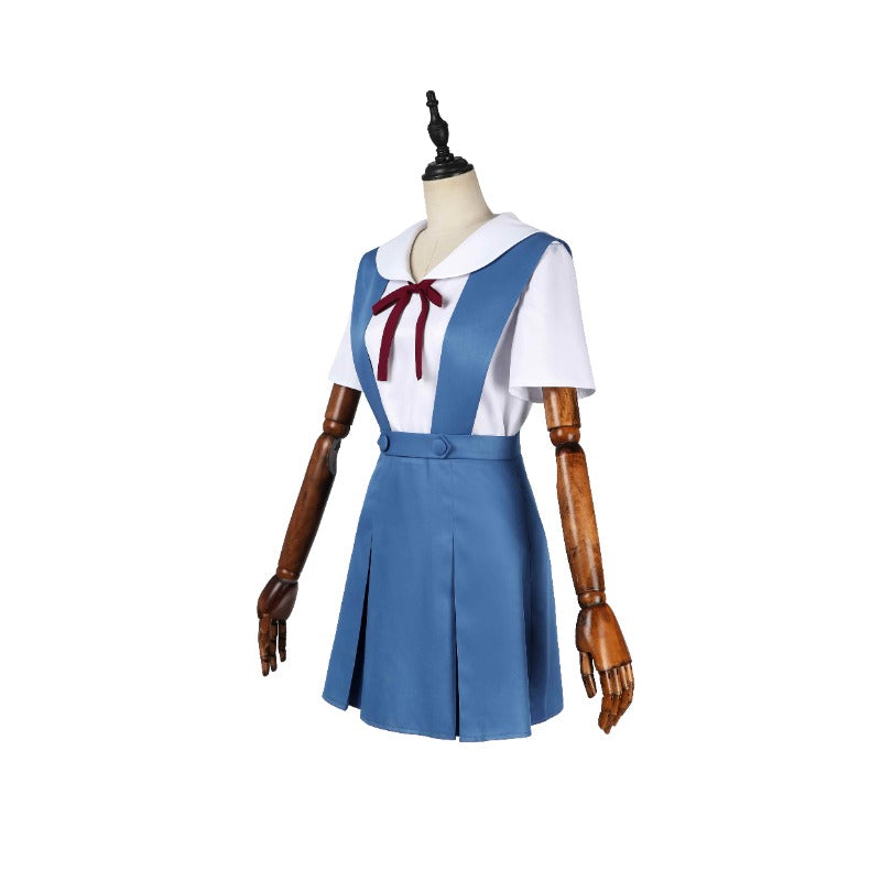 Halloweez Asuka Langley Soryu Cosplay Costume - Ayanami Rei Uniform Full Set for Halloween