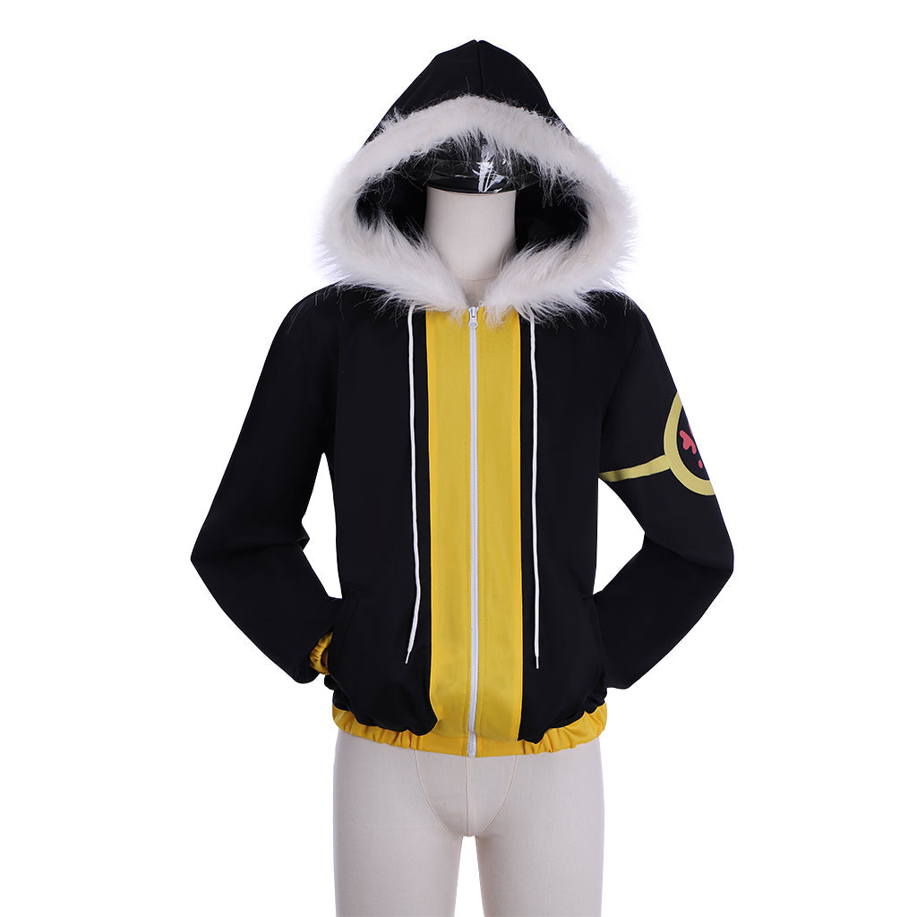Halloweez Frisk Cosplay Hoodie - Premium Undertale Anime Role Play Outfit for Enthusiasts