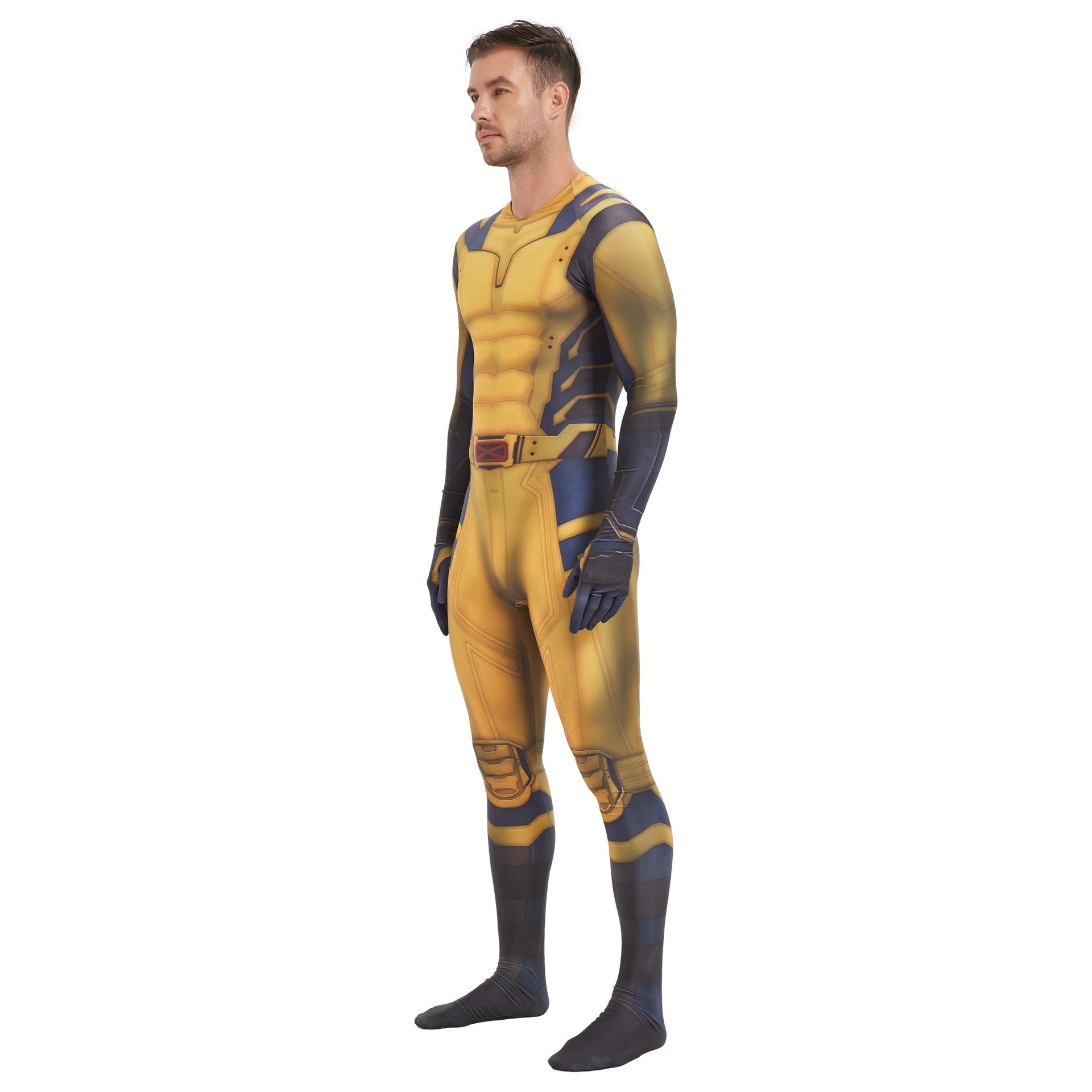 Deadpool and Wolverine Cosplay Costume Anime Tight Suit for Deadpool 3 Movie - Halloweez