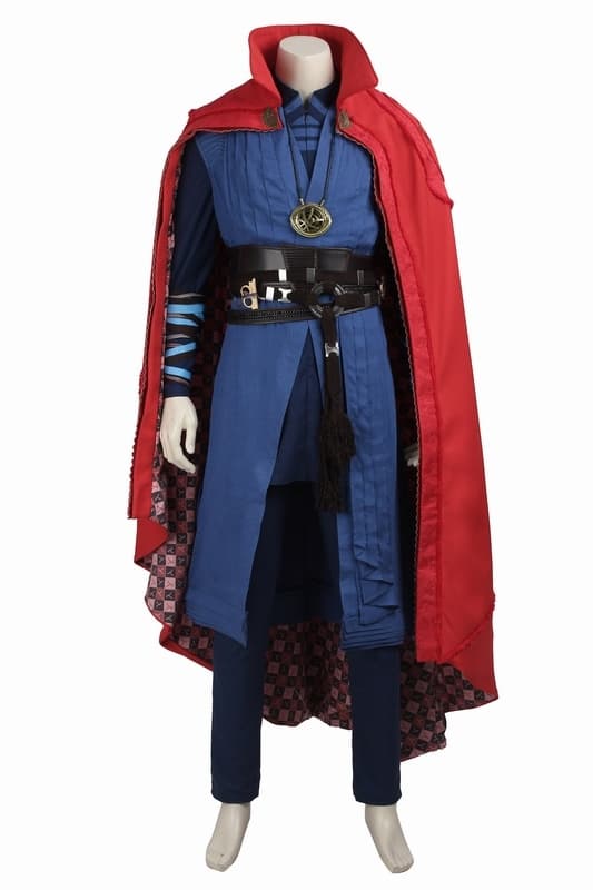 Costume de cosplay Dr. Strange No Way Home avec bottes pour Halloween Carnaval