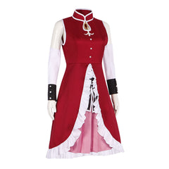 Magical Girl Madoka Cosplay Costume Sakura Kyoko Battle Dress Anime Role Play Outfit - Halloweez