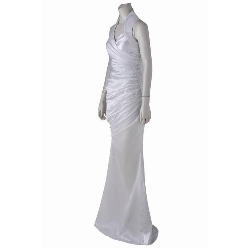 Halloweez Lunafreya Nox Fleuret Cosplay Outfit - Elegant White Dress for Halloween Soirees