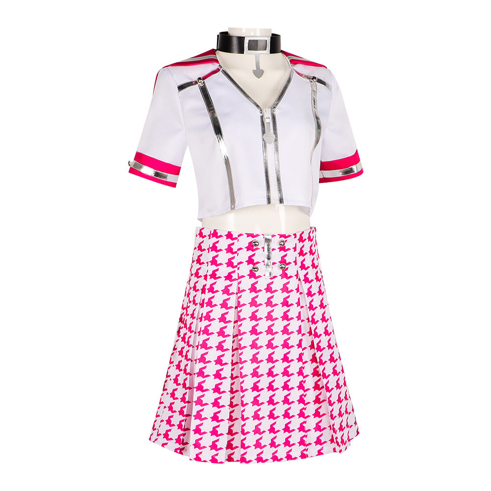 Persona Rise Kujikawa Cosplay Costume School Uniform JK Skirt for Halloween Role Play