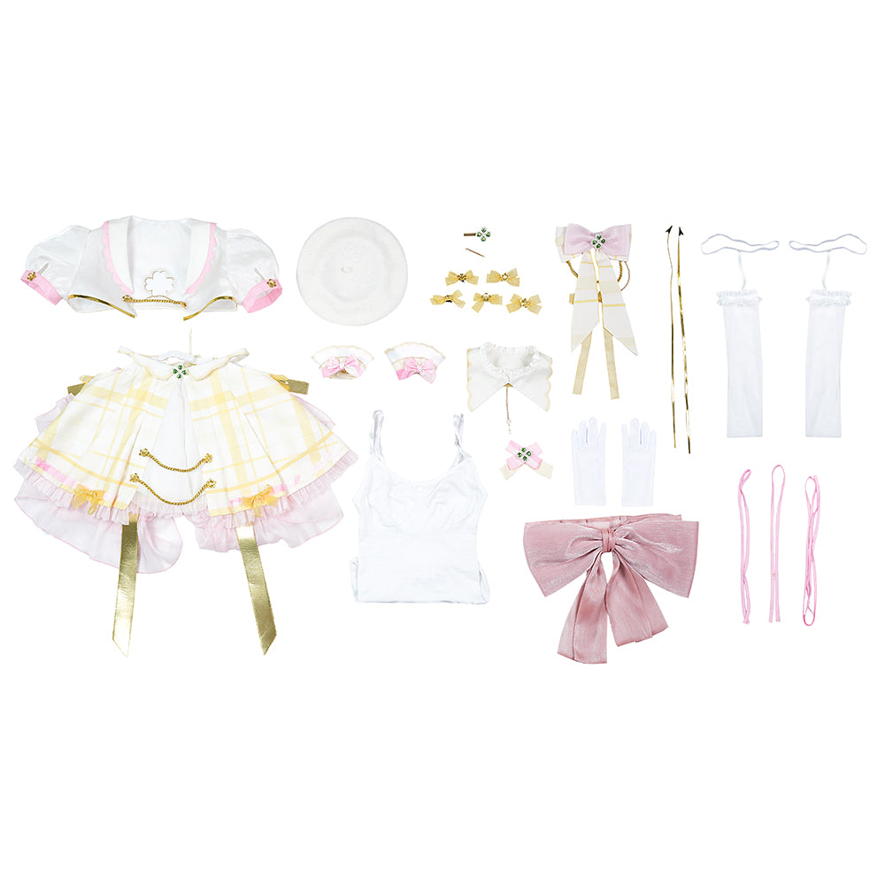 Virtual Idol Ace Taffy Semi-Upgraded Idol Outfit, Classic VTuber Character Performance Costume for Cosplay Party - Halloweez