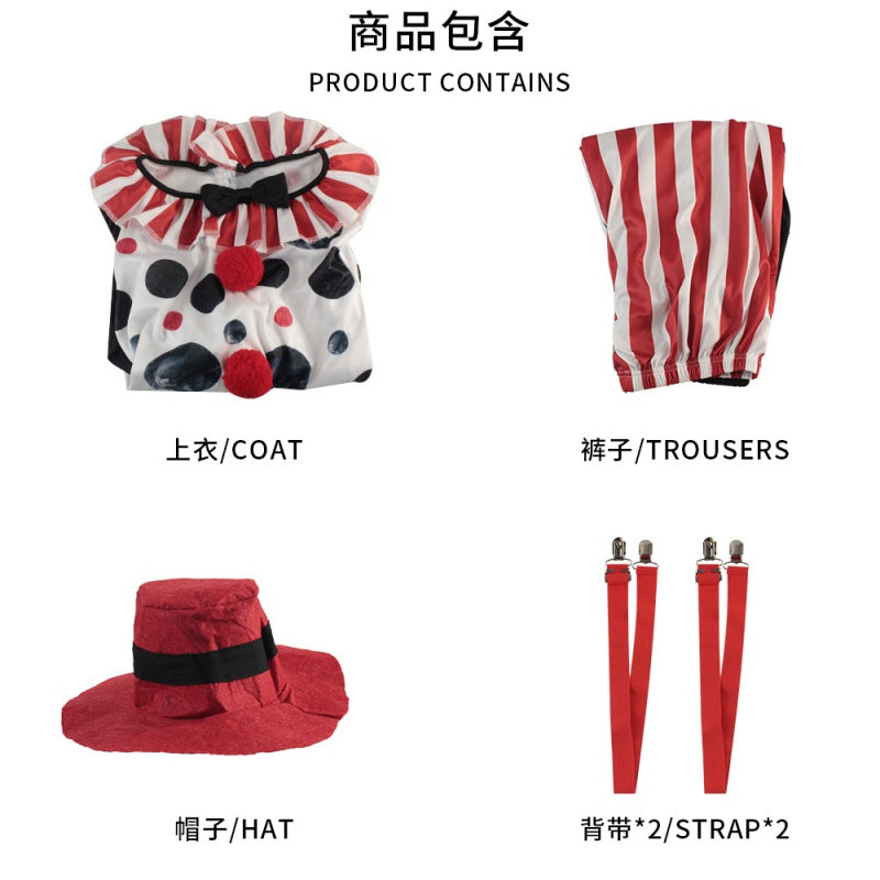 Halloween Circus Clown Costume - Halloweez
