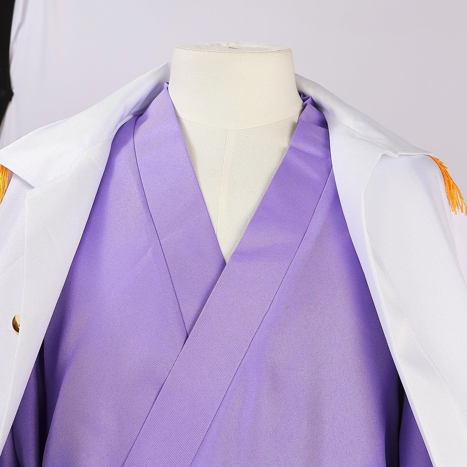 One Piece Fujitora Cosplay Costume - Navy Headquarters General Justice Navy Suit for Anime Convention