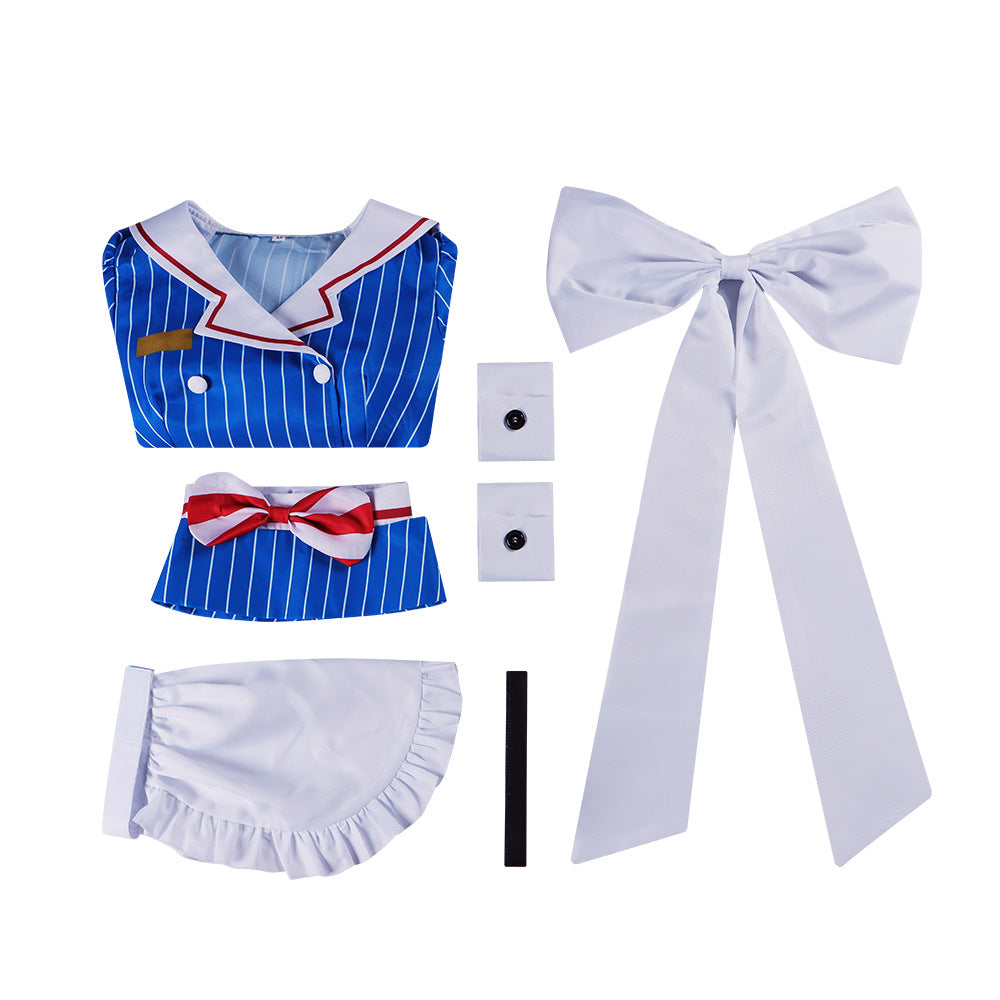 Hatsune Miku Cosplay Costume Vocaloid Anime Game Outfit Maid Dress