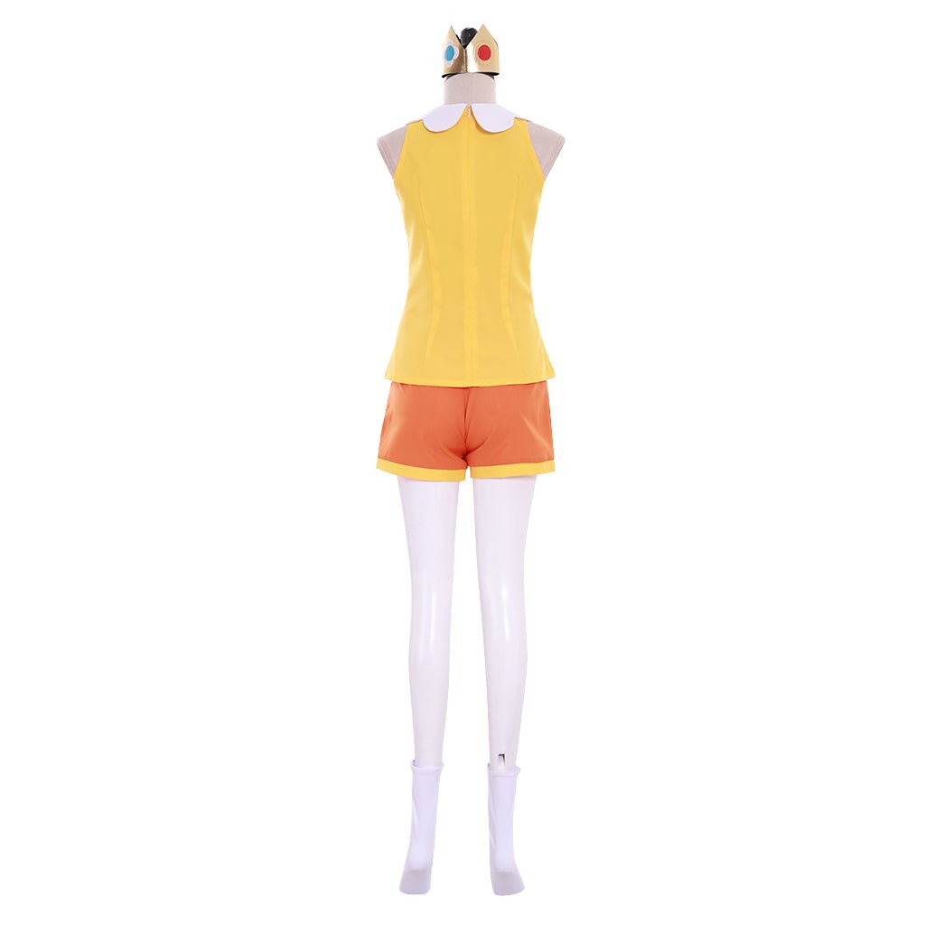 Daisy Cosplay Costume Yellow Tennis Suit | Daisy Sportswear Outfit for Cosplay - Coscosmos