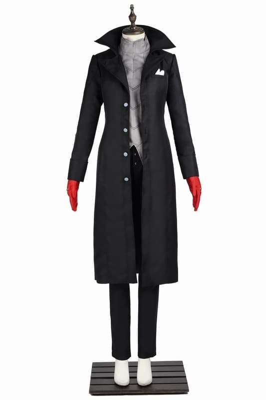 Dancing Star Night Akira Kurusu Joker Cosplay Costume | Anime Protagonist Outfit - Coscosmos