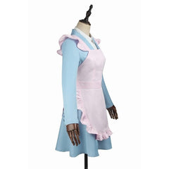 Danganronpa 3 Yukizome Chisa Cosplay Costume - Maid Teacher Uniform with Coat, Shirt, Apron - Coscosmos