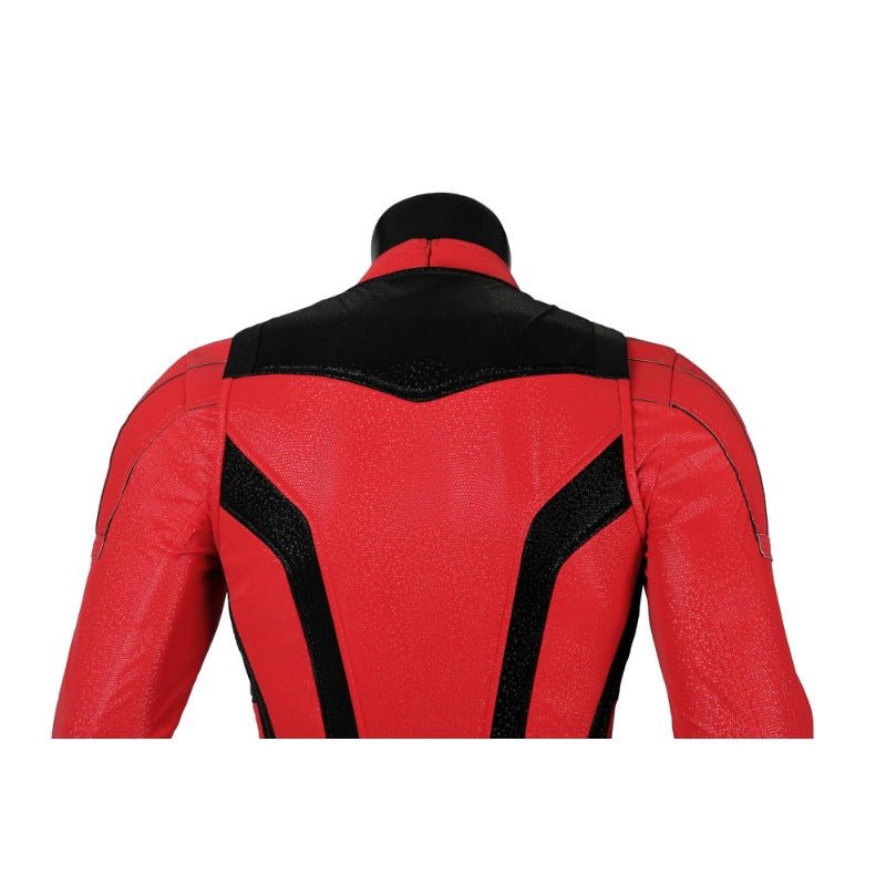 Daredevil Red Leather Cosplay Costume Matt Murdock Battle Suit Halloween Full Set - Coscosmos