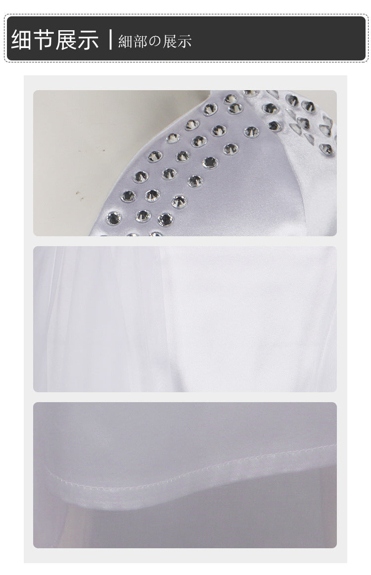 Wicked Glinda White Cosplay Costume – Elegant & Authentic Outfit - Halloweez