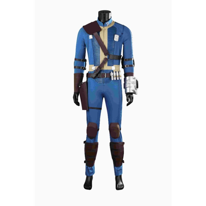 Halloweez Exclusive: Fallout Overseer Hank Cosplay Costume for Men - Perfect for Halloween Carnivals - Halloweez