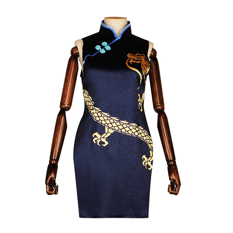 Blue Archive Hifumi Cosplay Costume - Blue Archive碧蓝档案蔚蓝cos服妃咲COSPLAY旗袍西裝外風衣服套裝 - Halloweez