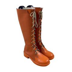 1831 Demon Slayer Kyojuro Rengoku Cosplay Shoes for Anime Conventions - Halloweez