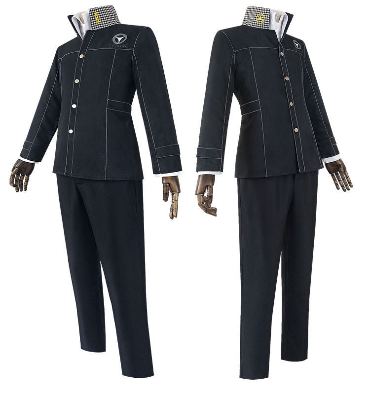 Persona 4 Golden Yu Narukami Cosplay Costume Yaso High School Performance Outfit - Halloweez