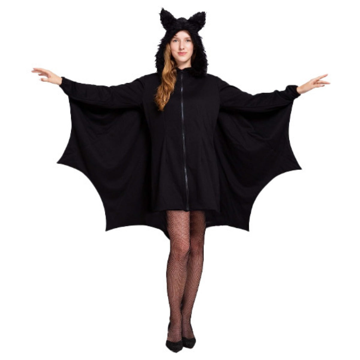 Halloweez Women's Vampire Bat Costume - Gothic Witch Cosplay with Wings