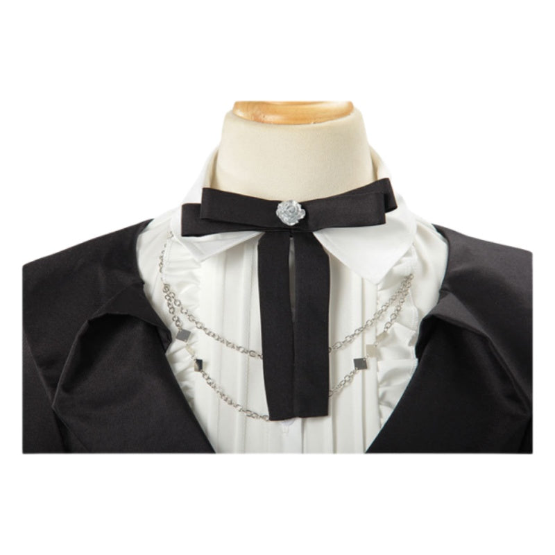 Love and Deepspace Female Protagonist Qimeng Cosplay Costume Deep Space Hunter Moonlight Suit - Halloweez