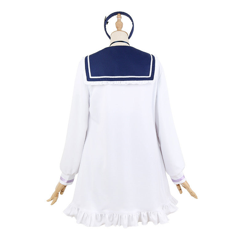 Virtual VTuber Minato Aqua Casual JK Sailor Cosplay Costume - Hololive Anime Outfit - Halloweez