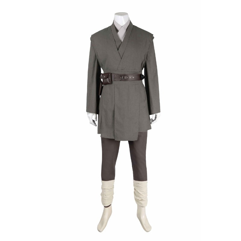 Halloweez Obi-Wan Kenobi Cosplay Costume - Complete Jedi Knight Set for Halloween & Carnival