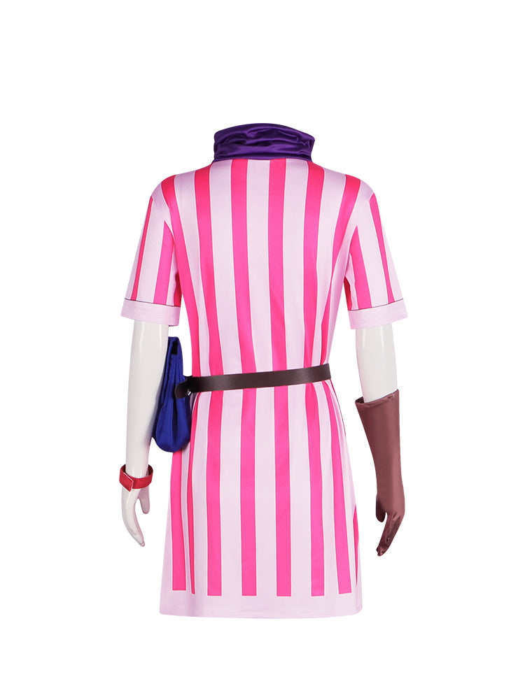 Dragon Ball Bulma Cosplay Costume for Girls - Anime Cosplay Dress for Halloween - Halloweez